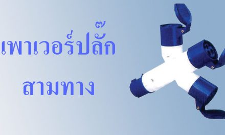 SHINOHAWA : เพาเวอร์ปลั๊กสามทาง